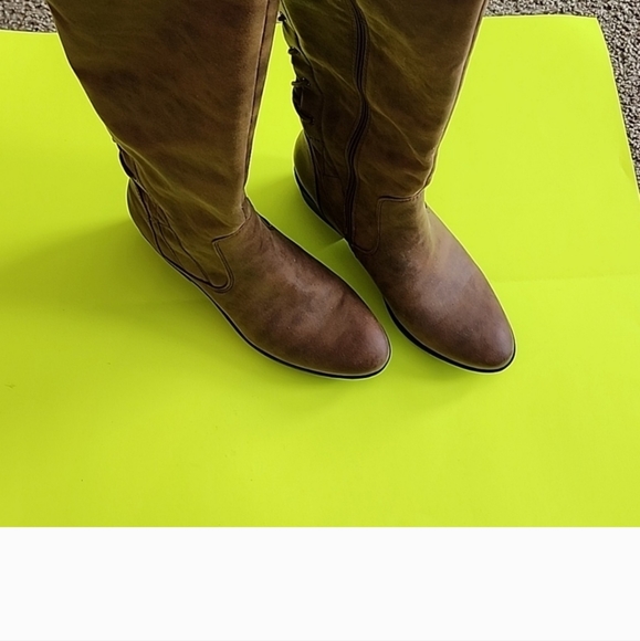 Womens Baretraps Gardyna tall brown boots size 8.5 - Picture 4 of 4